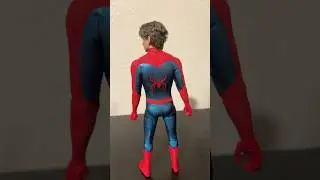 Hot Toys Spiderman Artisan  Head swap!!😮#marvel #toys  #shorts