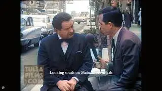 1965 TV News Report -Tulsa OK on revitalization of  Main Street to Mall.