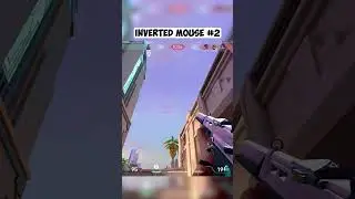 Inverted mouse setting is the worst thing ever #shorts #gaming #valorant