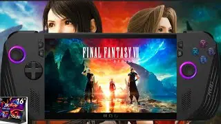 ROG Ally X - Final Fantasy Rebirth - Performance Tested  with Uperfect Oled O2 Monitor