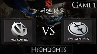Vici Gaming vs EG Highlights | Dota 2 Asia Championship 2015 Grand Final