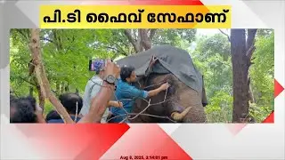 PT5 കാട്ടാനയെ ചികിത്സ നൽകി വനത്തിലേക്ക് തുരത്തി; 20 ദിവസം നിരീക്ഷണം തുടരും
