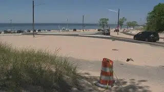 Fundraising for traffic circle art in Muskegon