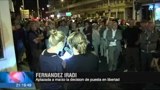 Manifestaci&oacute;n en Baiona en apoyo al preso Ibon Fern&aacute;ndez Iradi