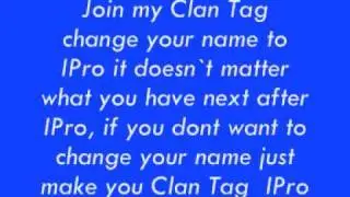 CoD 5 Clan Tag/ Clan Name