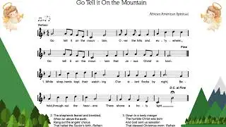 Go tell it on the mountain- lyric video