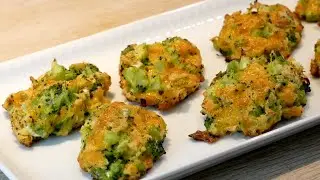 Запеченные с сыром кусочки брокколи - Идеальная закуска для вечеринки - Рецепт №162