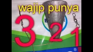 Cara pasang pemberat  pancing sungai dan kail yang benar untuk mancing dasaran