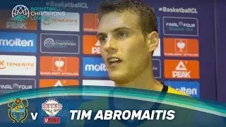 Tim Abromaitis - Post-game interview after the semi-final against Venice