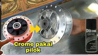 crome tromol hanya dengan pilox warna crome diton premium
