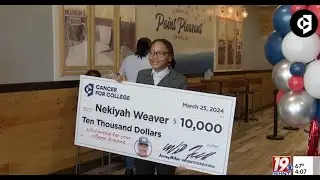 Leukemia survivor surprised with $10k check at local Jersey Mike's