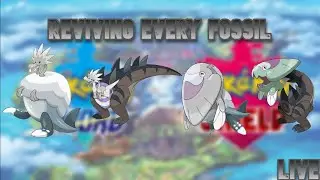 Reviving Every Shiny GEN 8 Fossil In Pokemon Sword and Shield