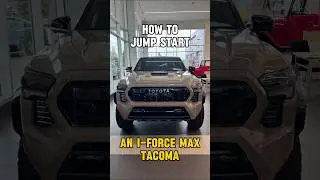 How to jump start a 4th gen Tacoma Hybrid. #howto #tacoma #tacomahybrid