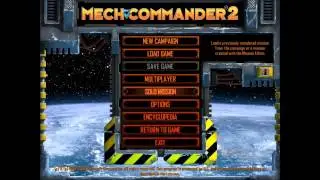 Mech Commander 2 Intro with Menu