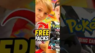 My chat DONATED FREE POKEMON PACKS #pokemon #shorts #pokemontcg