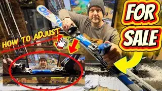How to adjust a Ski, binding. Also the skis are FOR SALE. ATOMIC IZOR