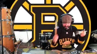 TV38 Boston Bruins Intro / the Ventures - Nutty (Drum Cover)
