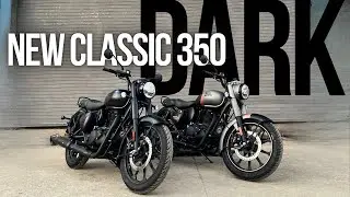 New Classic 350 Dark Stealth Black and Gun Grey | All Details | Motorxone