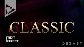Golden Text Effect -  Photoshop CC Tutorial