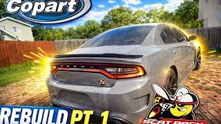 I Rebuilt a WRECKED Scat Pack from Copart&hellip; Pt. 1