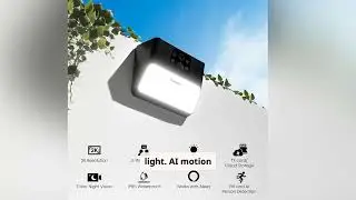 Cinnado S2 &ndash; Wireless 2K Solar Security Camera with Motion Light, AI Detection & Alexa Support