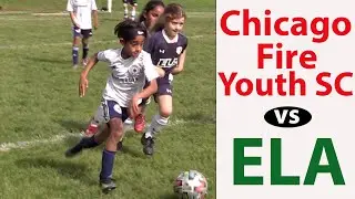 U9 Girls Soccer Game Highlights: Chicago Fire Youth SC U9 vs ELA  [2022]