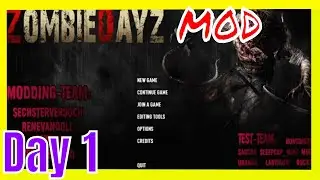 7 Days to Die, Zombie Dayz MOD, Day 1 | Getting Started | Hordes | Alpha 20