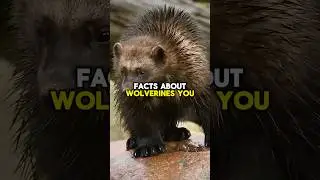 WOLVERINES FACTS! #shorts #short #shortvideo #shortsfeed #animals #nature #wolverine #subscribe