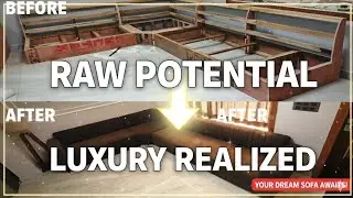 Raw Wood se Luxury Sofa Tak! , Unbelievable Sofa Transformation | Furniture Makeover