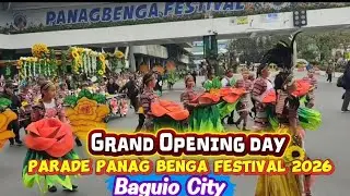 Grand Opening Parade 2026 ng Panagbenga, Festival. May Tunog ng Drum at Lakas ng Kadete