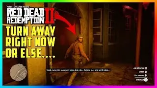 НЕ СЛЕДУЙТЕ за этим человеком в этот темный переулок в Red Dead Redemption 2, иначе с вами случит...