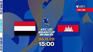 Yemen - Cambodia | AFC U17 ASIAN CUP 2026 Qualifiers | 2025 &copy;
