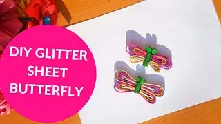 Diy foam sheet butterfly/DIY crafts //FARAH CREATIONS