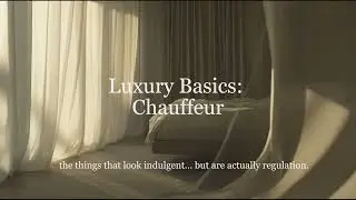 Luxury Basics: Why a Chauffeur Is Actually Nervous System Regulation | Soft Essentials