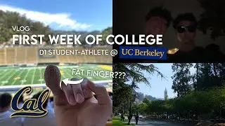 First Week of College as a D1 Student-Athlete at UC Berkeley