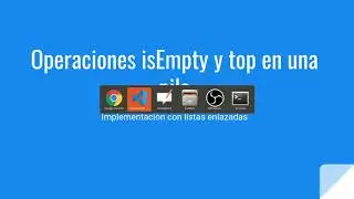 Operaciones push y is_empty (pilas)