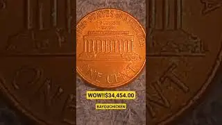 RARE CLOSE AM VARIETY 1992-P Lincoln Cent. $34,454...