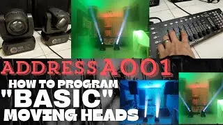 Paano mag PROGRAM ng BASIC movement sa MOVING HEADS | Beginners tutorial