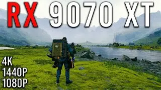 RX 9070 XT in Death Stranding at 4K, 1440p & 1080p!