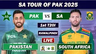 PAKISTAN vs SOUTH AFRICA 1st T20I LIVE COMMENTARY | PAK vs SA LIVE CRICKET MATCH