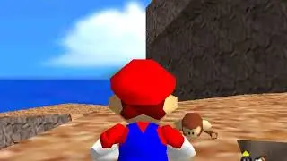 Mario got hit by monkey