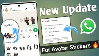 Whatsapp New update for Avatar stickers | Whatsapp new privacy feature | Whatsapp update🔥