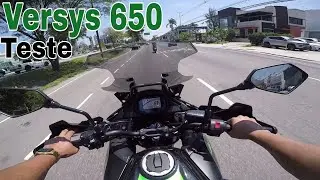 #kawasaki  Versys 650 Teste e Primeiras Impressões
