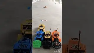 RC Car Survival Challenge: Crossing the Dangerous Bridge! 🌉🏎️ #shortsfeeds #cars
