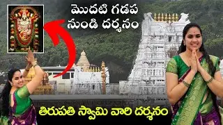 తిరుపతి స్వామి వారి దర్శనం 🙏| దేవుని దగ్గర నుండి చూసాను 🙏 