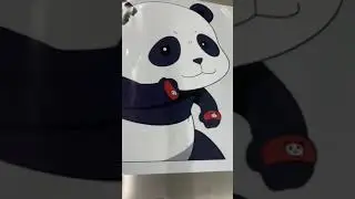 Panda Motorcycle Wrap Printing Process