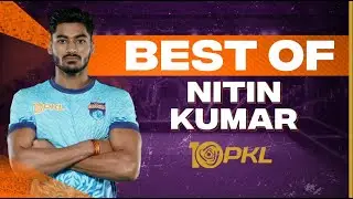 Top 5 Raids of Nitin Kumar from PKL Season 10 (Bengal Warriors) | Pro Kabaddi League