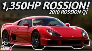 THIS CAR IS INSANE! | Forza Horizon 5 Rossion Q1  | Build and Customization