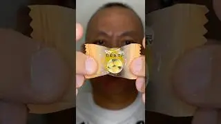 👂ASMR MAMMOS HARD FRUIT CANDY FROM SOUTH KOREA APRICOT FLAVOR EATING SOUNDS👂#shorts