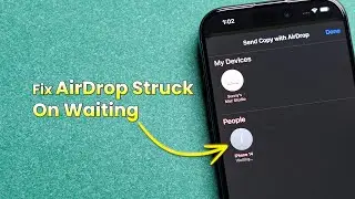 Как исправить зависание Airdrop в режиме ожидания на iPhone (iOS 18)?